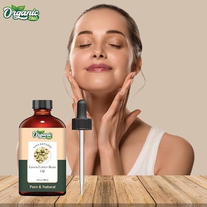 Green Coffee Bean (Coffea Arabica.) Oil | Pure & Natural Carrier Oil for Skincare, Hair Care & Massage - 118ml/3.99fl oz