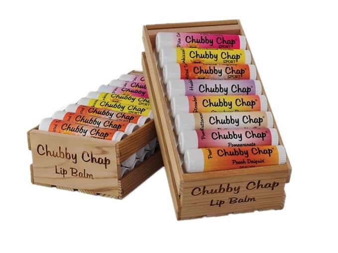 Chubby Jumbo Natural Chapstick - .5 Ounce Caramel Lip Balm