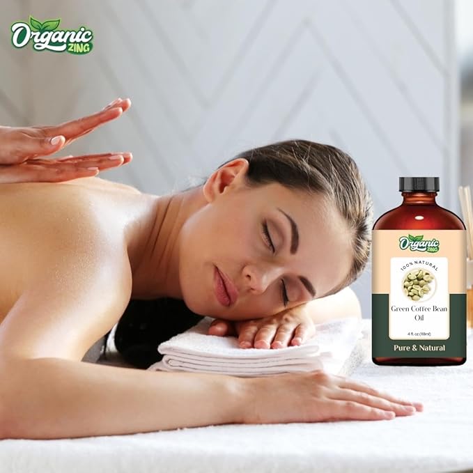 Green Coffee Bean (Coffea Arabica.) Oil | Pure & Natural Carrier Oil for Skincare, Hair Care & Massage - 118ml/3.99fl oz
