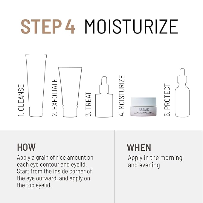 Dr. Brandt Dare to Age 360° Firming Eye Cream - 0.5 oz, Pack of 2 - Corrects the Look of Fine Lines, Dark Circles & Sagging Skin