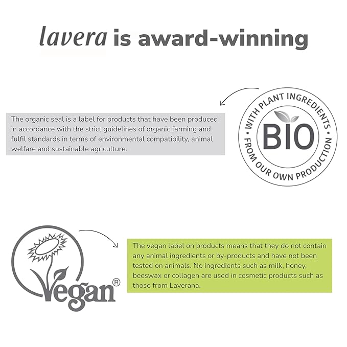 lavera Re-Energizing Sleeping Cream - night cream with grape & vitamin E - 5in1 over-night effect - revitalises & smooths complexion - combats signs of fatigue - natural cosmetics - vegan - 1.6 Fl Oz