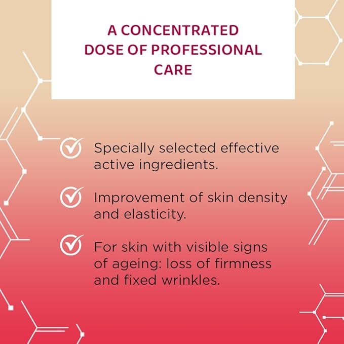 Eveline Cosmetics Face Therapy Eveline Cosmetics Rejuvenating Serum Shot with 24K Gold, Collagen, and Elastin