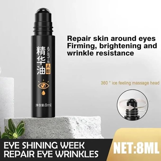 Retinol Anti-Wrinkle Eye Serum Oil, Eye Oil Roller, Reduces Fine Lines, Anti Wrinkle Serum For Eye