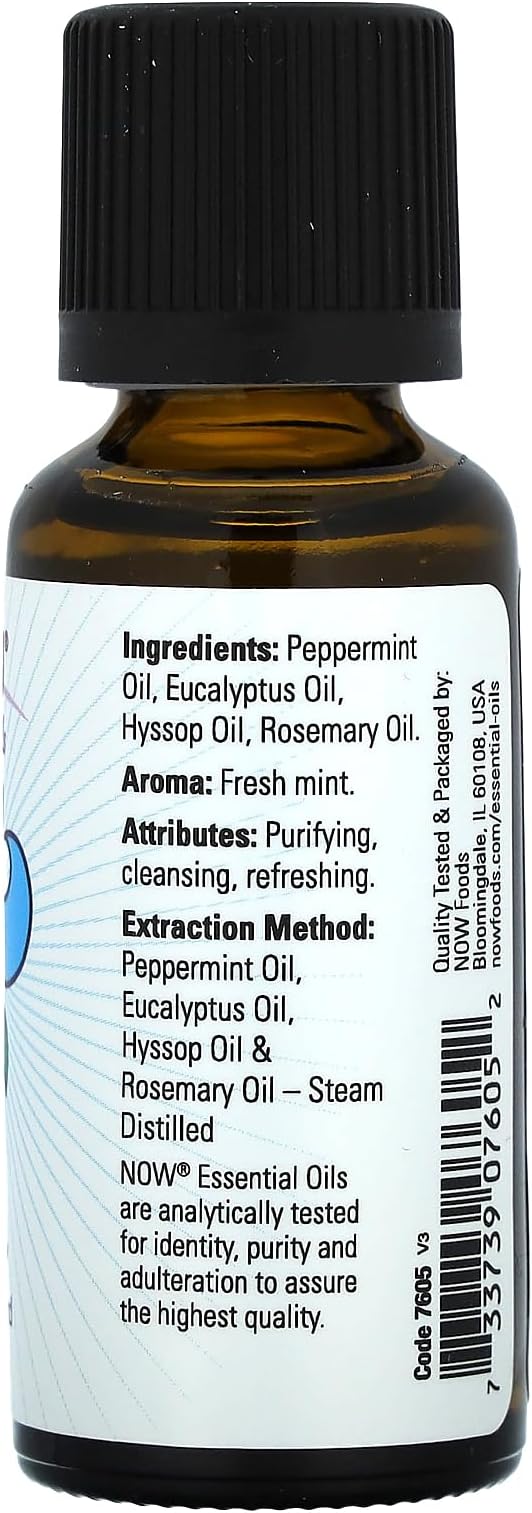 NOW Clear The Air Essential Oil Blend, 1-Ounce