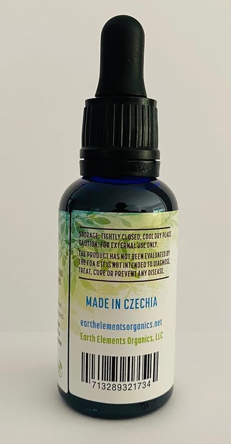 Organic Comfrey Oil Raw, Infused, Pressed Herbal Remedy, Comfrey Leaf, Sunflower Seed 1fl. oz.