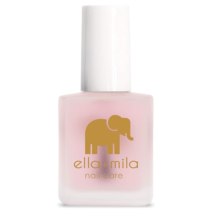 ella+mila "First Aid Kiss" Nail Strengthener and Growth treatment- Nail Repair Solution & Growth Treatment for Thin, Brittle & Damaged Nails - Nail Hardener with Vitamin E (0.45 fl oz)