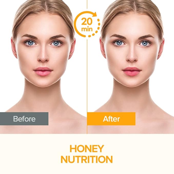 JMSolution Honey Royal Propolis Ampoule Korean Skincare Facial Mask -Rich Moisturizing boositng Nutrition -10sheets per box For All Skin Type (Honey Royal)