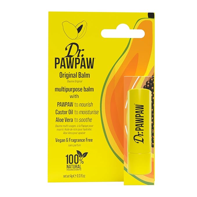 Original Lip Balm Set - Hydrating Lip Balm Moisturizer with Aloe Vera for Deep Nourishment - Castor Oil Enriched - 3 pc