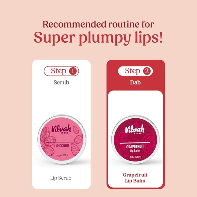 Vilvah Grape fruit Lip balm - 10g