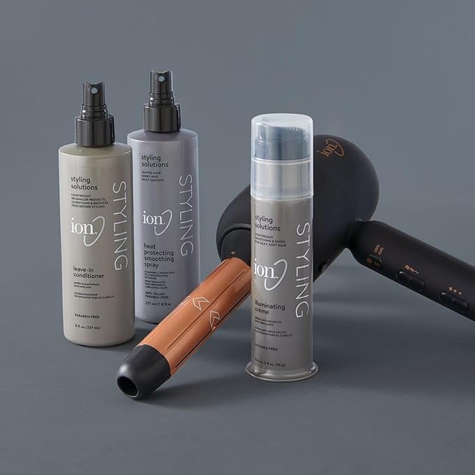 ion Silk Drops, Adds Shine & Softness, Lightweight Formula, Frizz Control, Infused with Silk Protein