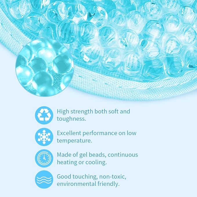 Cooling eye mask, gel eye
