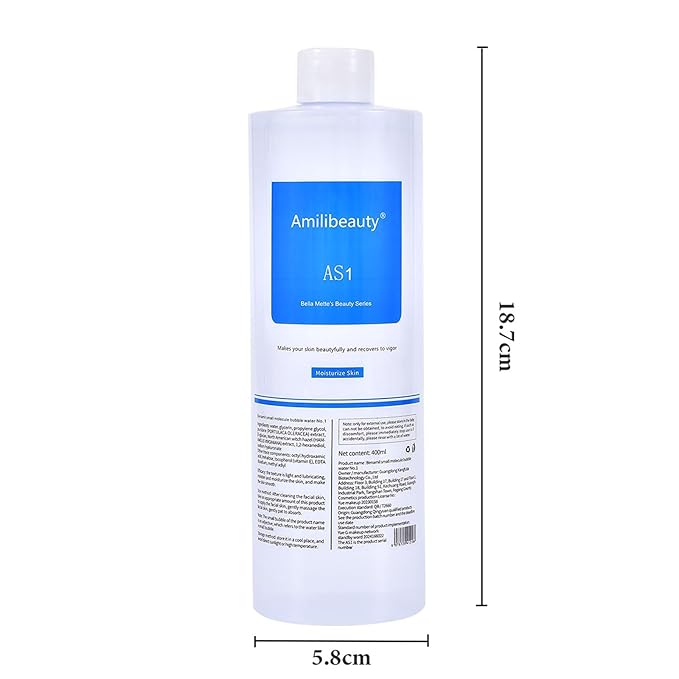 Serums AS1 SA2 AO3, 400ml Peeling Solution Salon Skin Scrub, Facial Cleansing Moisturizing Skin Care, for Small Bubble Skin Care Facial Mask Machine, Ideal Gift for Women