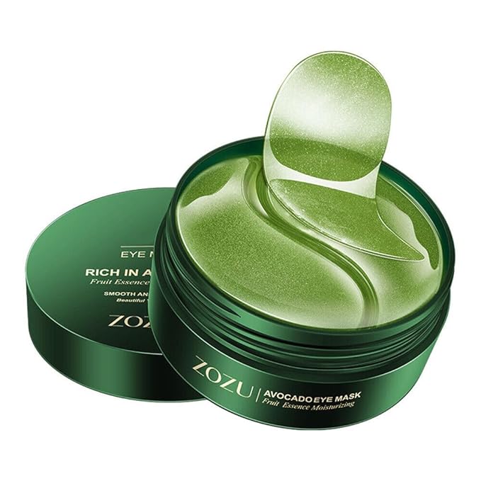 Green Cosmos. 24k Under Eye Patches - 30 Pairs - Under Eye Mask for Eye Care,Hydrating Moisturizing Eye Mask Patch Under Eye Patches for Dark Circles and Puffiness (Avacado)