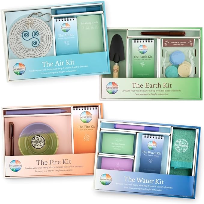 The Air Kit – Jump Into Spring with Selfcare - Breathe Away Negative Thoughts for Stress Relief and Healing - Care Kit by Two Sage Sisters