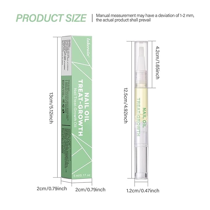 Cuticle Oil Pen, 2PCS Revitalizing Cuticle Oil Pen for Nails, Nail Oil for Nail Care & Nail Growth, Repaired Cuticles Overnight Cuticle Softener Nail Strengthener Protector Oil
