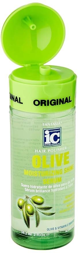Fantasia Hair Polisher Olive Serum, 2 Oz, 2 Ounce