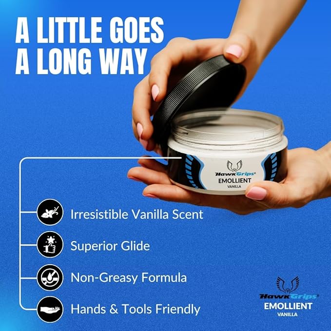 8oz Massage Emollient, Vanilla, Emollient for IASTM and Massage, Soft Tissue Mobilization & Lubrication for Massage Therapy, Shea Butter, Oil Based, Vegan, Cream Alternative, Pack of 1