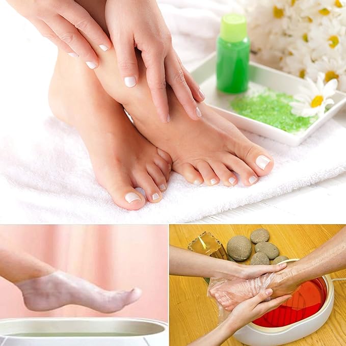 200 Counts Paraffin Bath Liners & Paraffin Wax Foot Liners, Segbeauty Thermal Foot Liners, Larger Paraffin Heated Foot SPA Booties, Foot Protector, Wax thera-py Bags for Paraffin Wax Machine