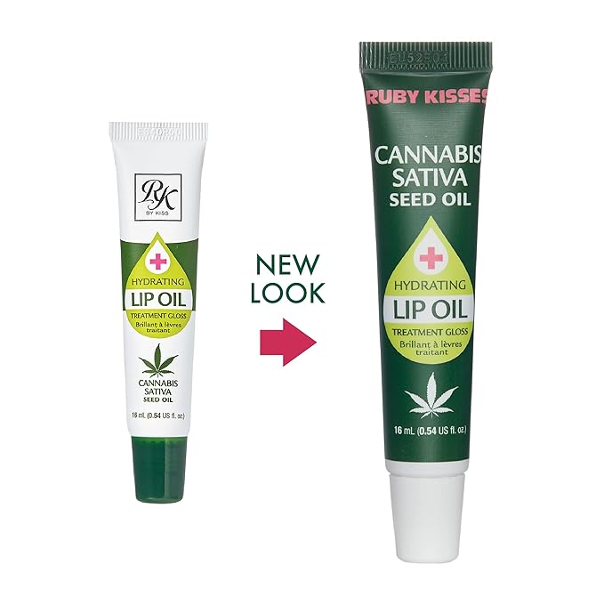 Ruby Kisses Hydrating Lip Oil Cannabis RLO04D1
