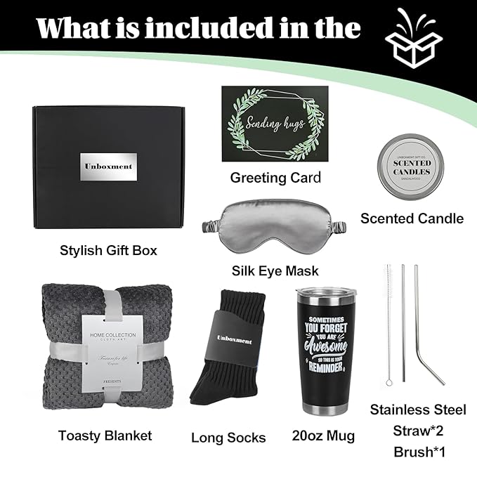 CARE PACKAGE & SEND SUNSHINE GIFTS FOR WOMEN, SUNFLOWER GIFTS BASKET, BIRTHDAY GIFTS FOR MEN WOMEN