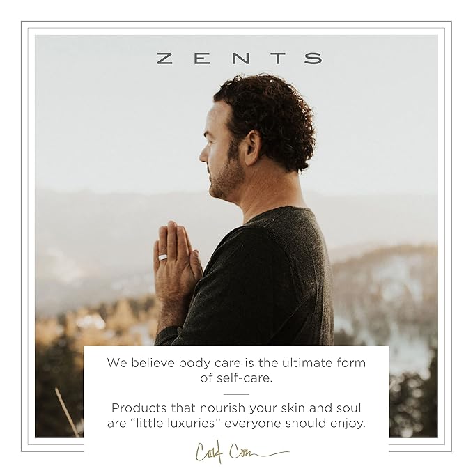 Zents Concreta Firming Repair Balm & Solid Parfum (Petal Fragrance) | Moisturizing Shea Butter & Coconut Oil for Skin | 1.25 fl oz