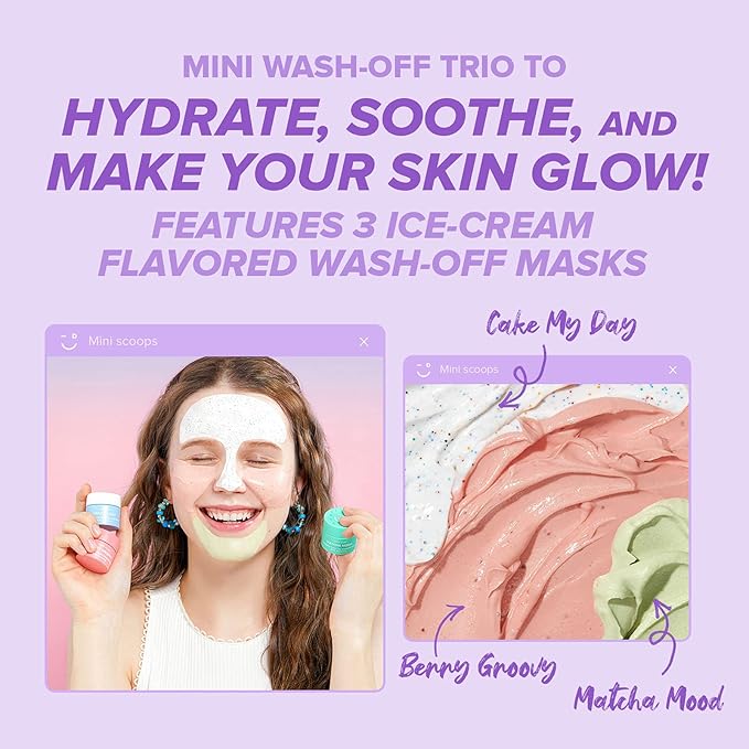 I DEW CARE Hydrogel Eye Patch - Starlit Kitten, 5 EA + Mini Scoops Bundle