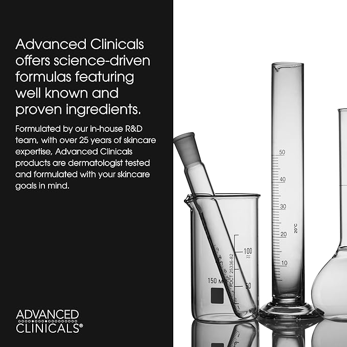 Advanced Clinicals Collagen Body Oil Skin Care Moisturizer W/Vitamin E & Vitamin C - Tightening, Firming, & Hydrating Massage Collagen Oil For Wrinkles, Crepey Skin, & Stretch Marks, 12 Fl Oz
