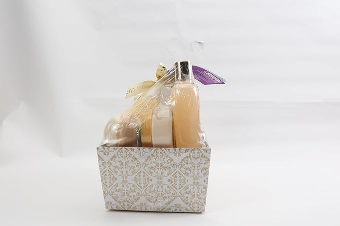 Spa Gift Baskets for Women, Spa Luxetique Spa Gifts for Women, Birthday Gifts for Women, 12pc Vanilla Bath Gift Set, Self Care Gifts for Women, Spa Kit for Women