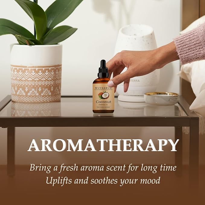 Coconut Essential Oils 60ML, Pure Coconut Essential Oil for Aromatherapy Diffuser - 2 Fl Oz