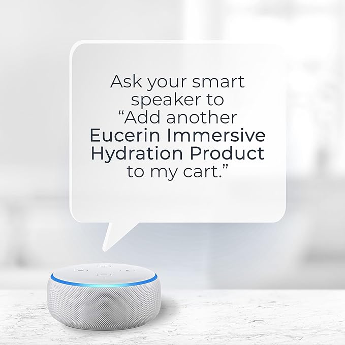 Eucerin Face Immersive Hydration Night Cream with Hyaluronic Acid and Provitamin B5, Ultra-Lightweight Face Moisturizer Smooths Fines Lines and Wrinkles, 2.5 Oz Bottle