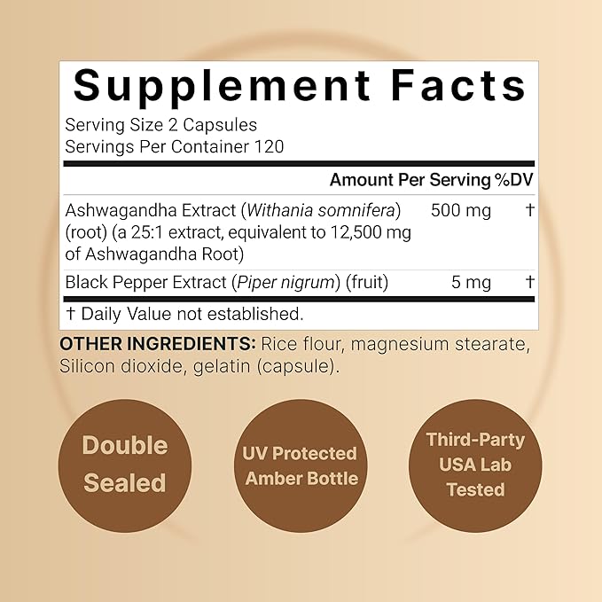 NatureBell Hyaluronic Acid Capsules with Biotin + Vitamin C & Ashwagandha 12,500 mg Equivalent with Black Pepper Bundle Pack | Complete Beauty Care Complex | Adaptogens Supplements for Relaxation