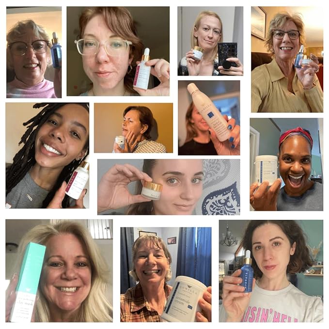 GUNILLA Glycolic Acid Night Cream - Refine, Resurface & Reduce Fine Lines, Wrinkles, Dark Spots, Congested Pores While Brightening Complexion. Gentle - Natural - Vegan (2 oz)