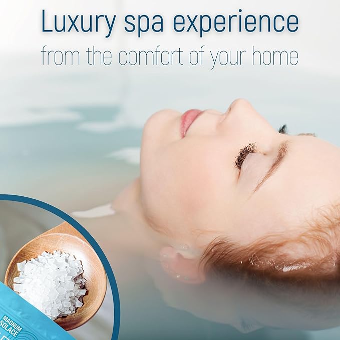 Magnesium Flakes for Bath - Magnesium Chloride Flakes - Dead Sea Salts for Soaking, 5.0 LBS