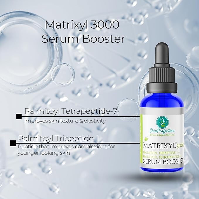 Skin Perfection Matrixyl 3000 Serum for Face Anti Aging - Face Serum for Women Anti Aging with Palmitoyl Tripeptide-1 Tetrapeptide 7 for Wrinkles & Fine Lines - Mix with Any Skincare Product - 0.5oz
