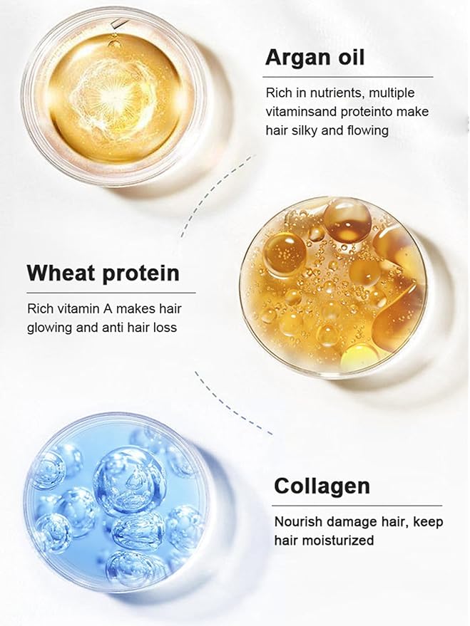 Hair Mask Karseell Deep Conditioner Argan Oil Collagen Treatment Natural Coconut Oil for Dry and Damaged Hair 16.9Oz 500ml
