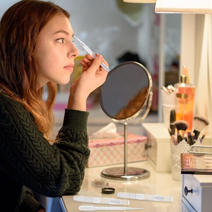 10 Pack 3ml Nail Oil Pen Refillable Transparent Twist Pens, Cuticle Oil Brush for Nails, Empty Nail Oil Pen with Brush Tip, Cuticle Oil Container (10)