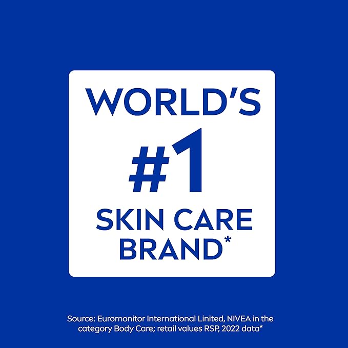 NIVEA Cocoa Butter Body Lotion with Deep Nourishing Serum, Cocoa Butter and Vitamin E, 48-Hour Moisturizing Body Lotion for Dry Skin, Nourishes Dry Skin for Visible Radiance, 16.9 Fl Oz Pump Bottle