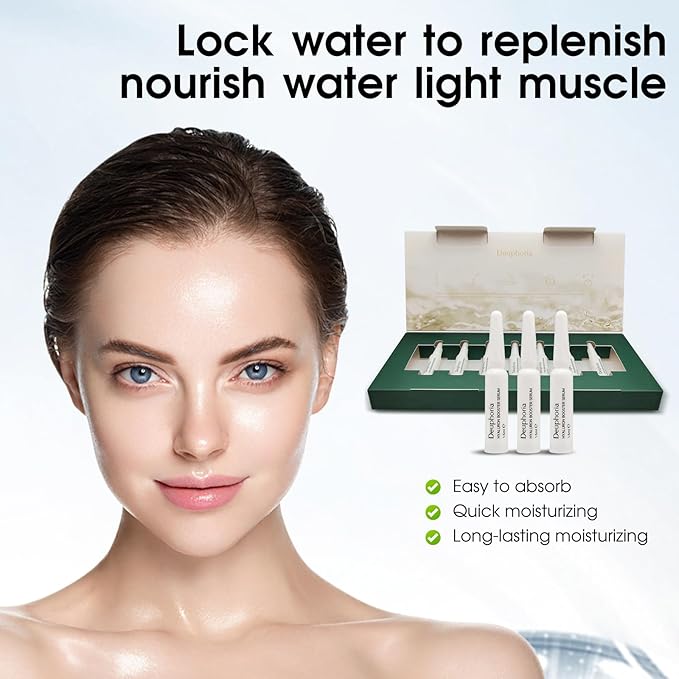 Made in Germany Premium Hyaluronic Acid Serum for Skin Pure Anti Aging Serum Intense Hydration Moisture Non greasy Paraben free, Wrinkle Reducing and Brightening Serum-Hydrating (2 boxes) (2 boxes)