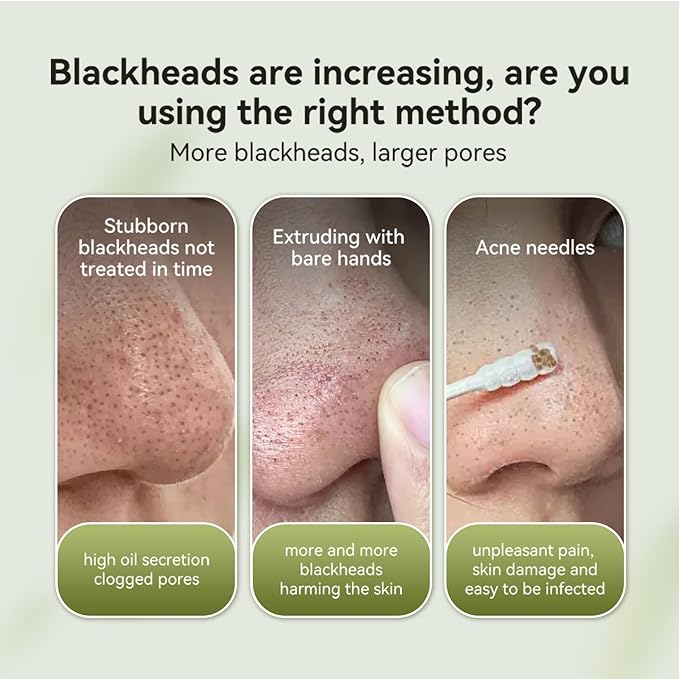 LANBENA Blackhead Remover Black Mask Charcoal Mask Peel off Mask Facial Pore Cleanser Purifying Face Mask Nose strips 1.06 Ounce