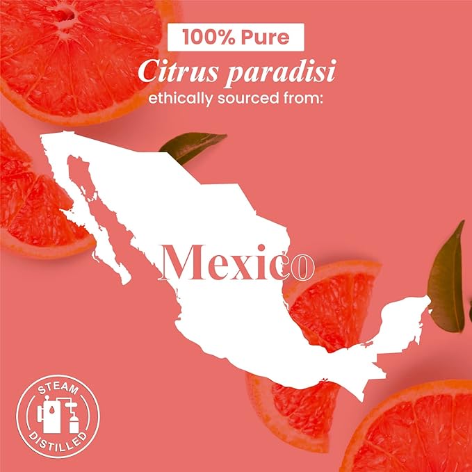 Handcraft Blends Grapefruit Essential Oil - Huge 4 Fl Oz - 100% Pure and Natural - Premium Grade Essential Oil for Diffuser and Aromatherapy