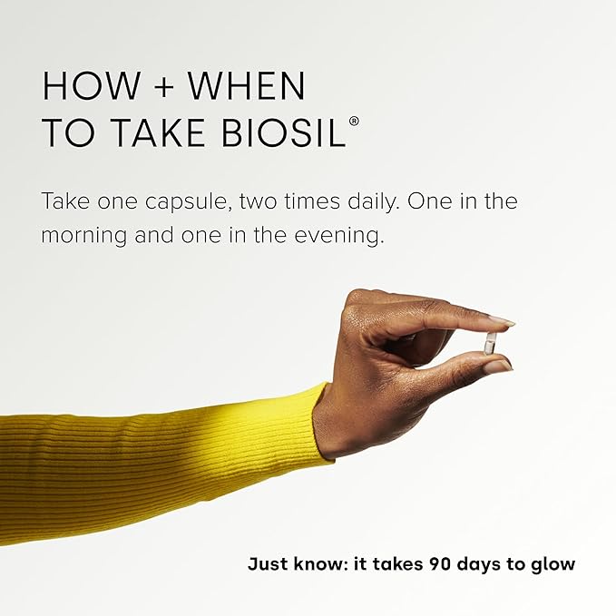 Biosil Collagen Generator - 180 Liquid Capsules - with Patented ch-OSA Complex - Generates & Protects Your Own Collagen - GMO Free - 90-Day Supply
