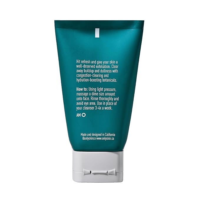 Daily Facial Scrub (3 Ounce) - Daily Exfoliator, Unclog Pores, Includes Plant Based Beads to Help Polish Away Dead Skin Cells