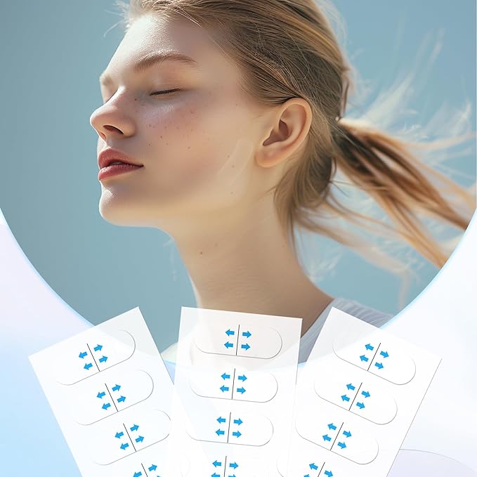 EKIND Face Lift Tape Invisible, 12PCS Facial Line Smoothing & Firming Tape for Women, V-Shaping, Double Chin, Wrinkles & Saggy Skin Reduction