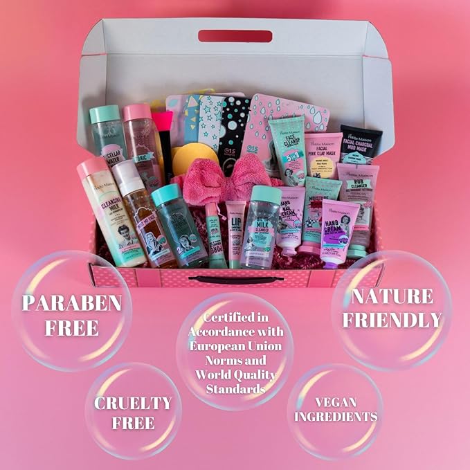 Gift Box for Women - Care Package Gifts for Women - Unique Gifts for Women, Mom, Her, Sister, Aunt, Friends - Birthday Gifts for Women Gift Basket Christmas Spa Skin Care Sets