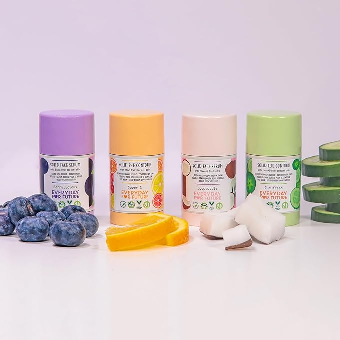 Cucumber Solid Eye Contour Serum Stick | Cooling Eye Serum Stick | Vegan & Cruelty Free Eye Serum Stick | 99% Natural Eye Serum Stick | 1.06 oz