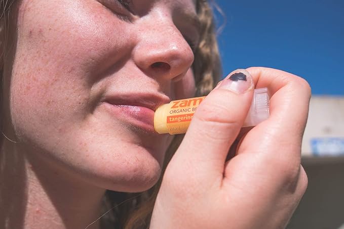 Fair Trade, Organic Beeswax Lip Balm - Variety 4 Pack (Lemongrass, Tangerine, Suncare and Honeybalm) - Ethically Sourced