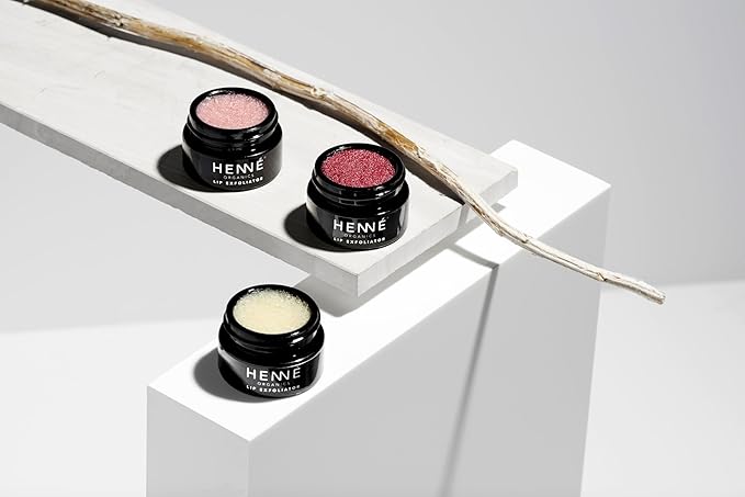 Henné Organics Lip Exfoliator - Natural and Organic Sugar Scrub - Lavender Mint