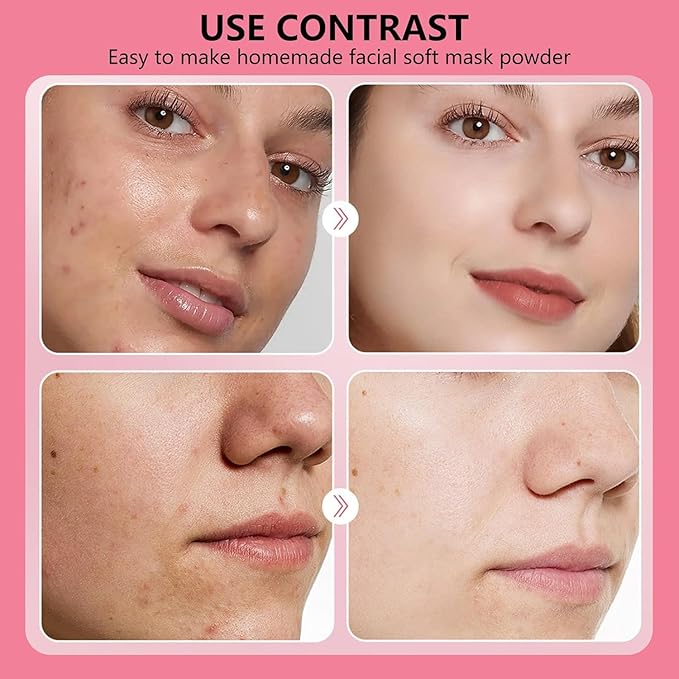 Jelly Face Mask Peel Off Powder 650g Moisturizing and Hydrating Repair and Smooth Skin Care for Home Salon Spa (Provence Lavender)