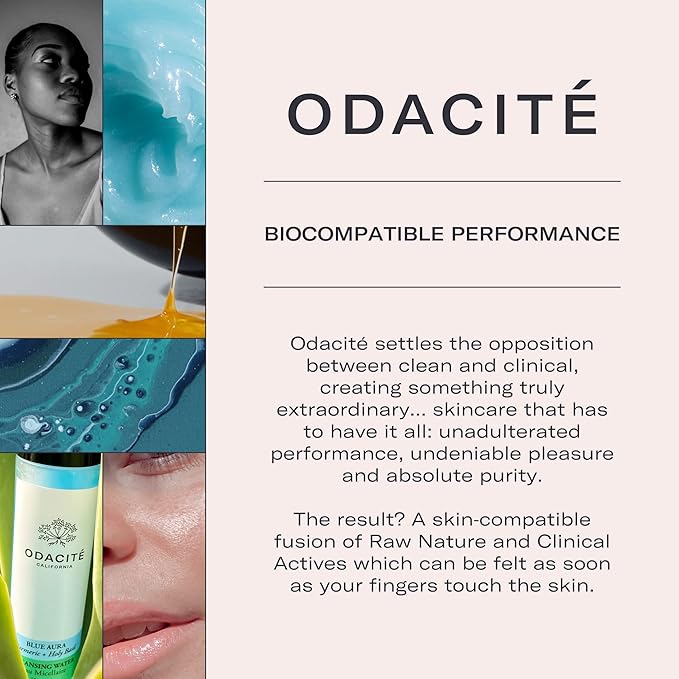 Odacité Brightening Serum Concentrate with Green Tea + Lemongrass for Radiant Skin - Lightweight, Hydrating & Brightening Anti-Aging Facial Oil Concentrate for Sluggish & Lackluster Skin - 0.17 fl. oz