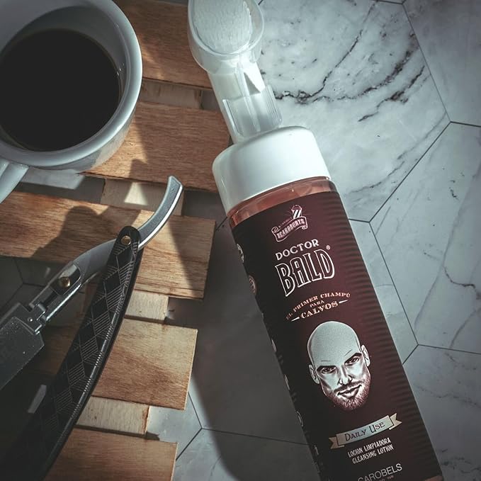 Bald Head Moisturizer Lotion with Ultraclean Applicator, Daily Use Protect and Moisturize Shaved and Buzzed Heads, 6.8 oz